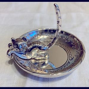 Vintage Brighton Kitty Kaddy Cat Ring Dish